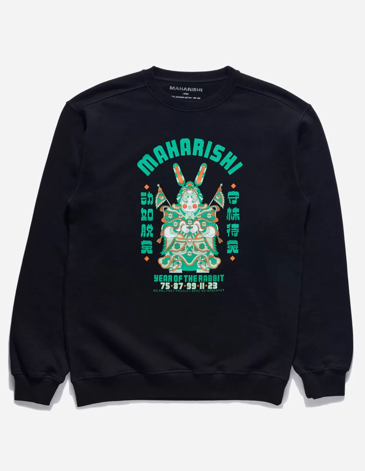 Maharishi 1001 Water Rabbit Crew Sweat