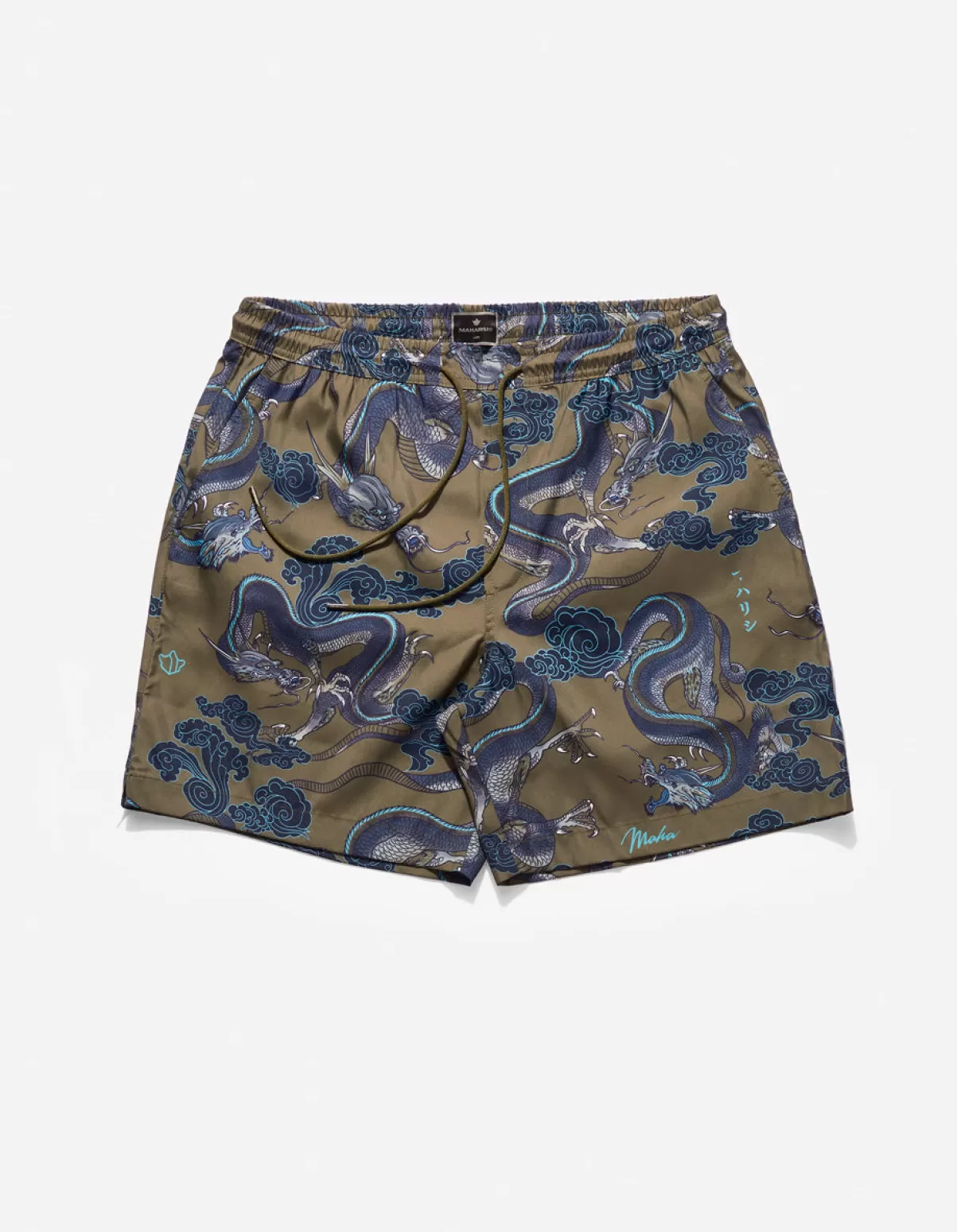 Maharishi 1023 Thai Cloud Dragon Swim Shorts