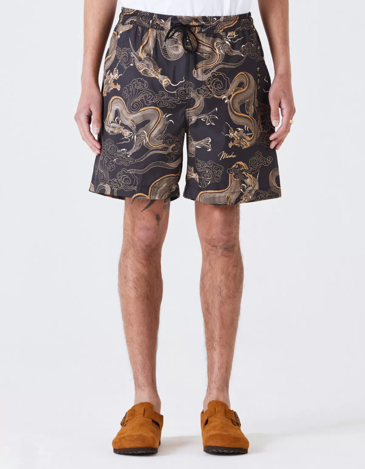 Maharishi 1023 Thai Cloud Dragon Swim Shorts