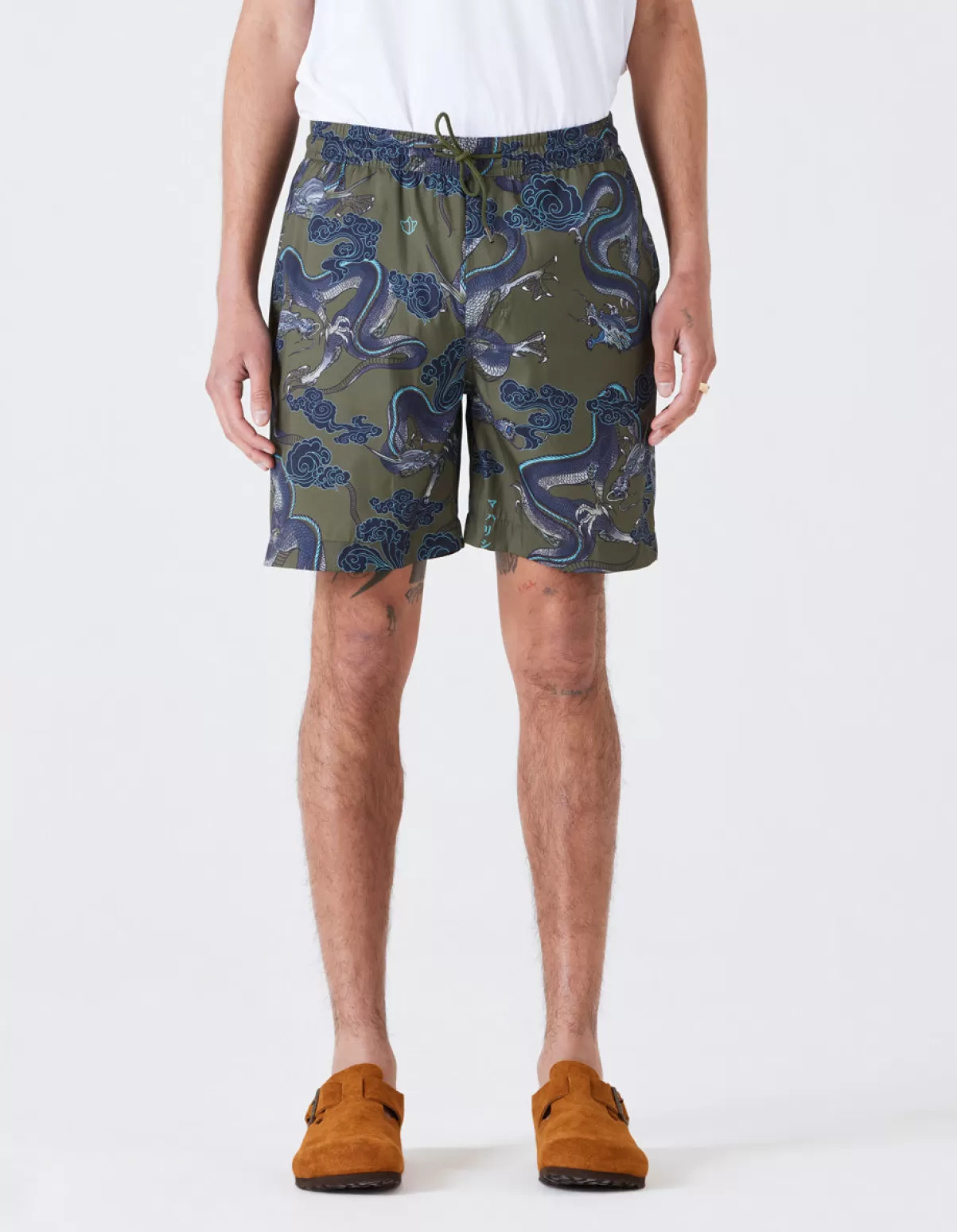 Maharishi 1023 Thai Cloud Dragon Swim Shorts