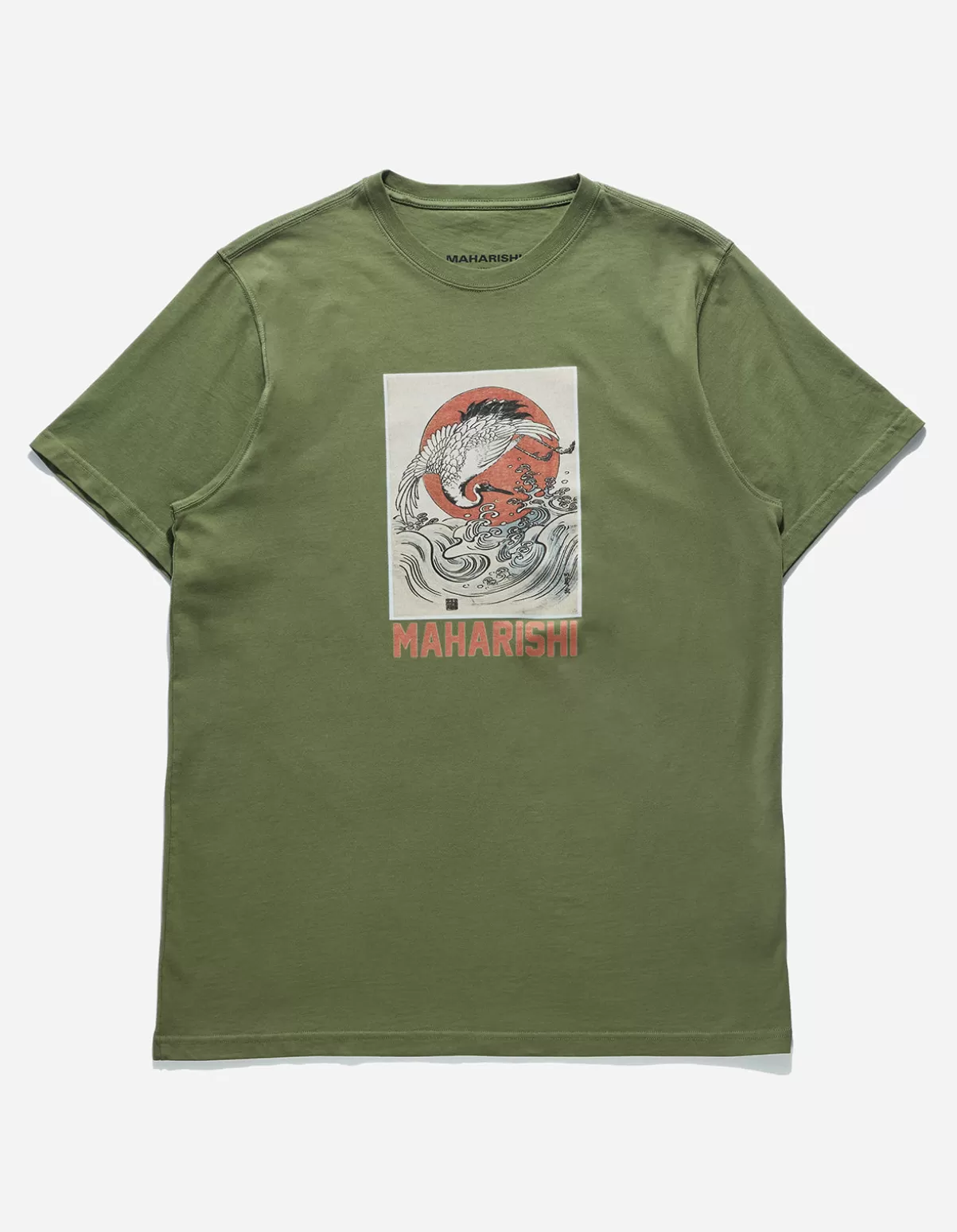 Maharishi 1072 Water Peace Crane T-Shirt