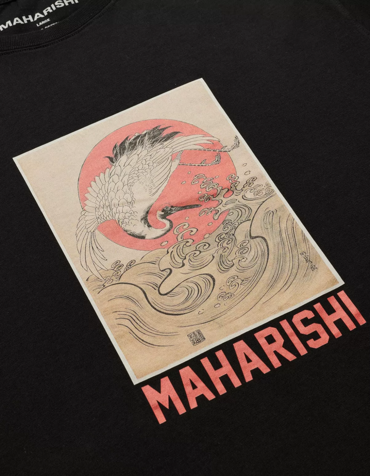 Maharishi 1072 Water Peace Crane T-Shirt