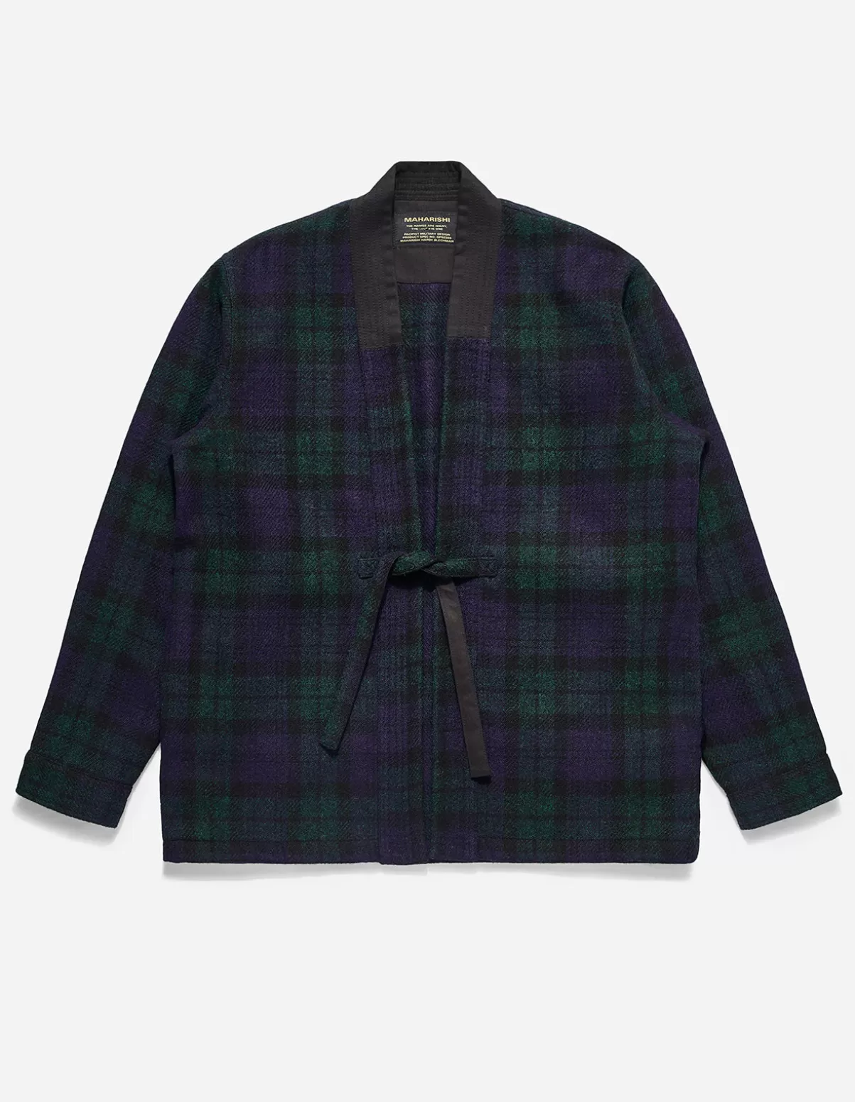 Maharishi 4142 Harris Tweed® Wool Kimono Overshirt