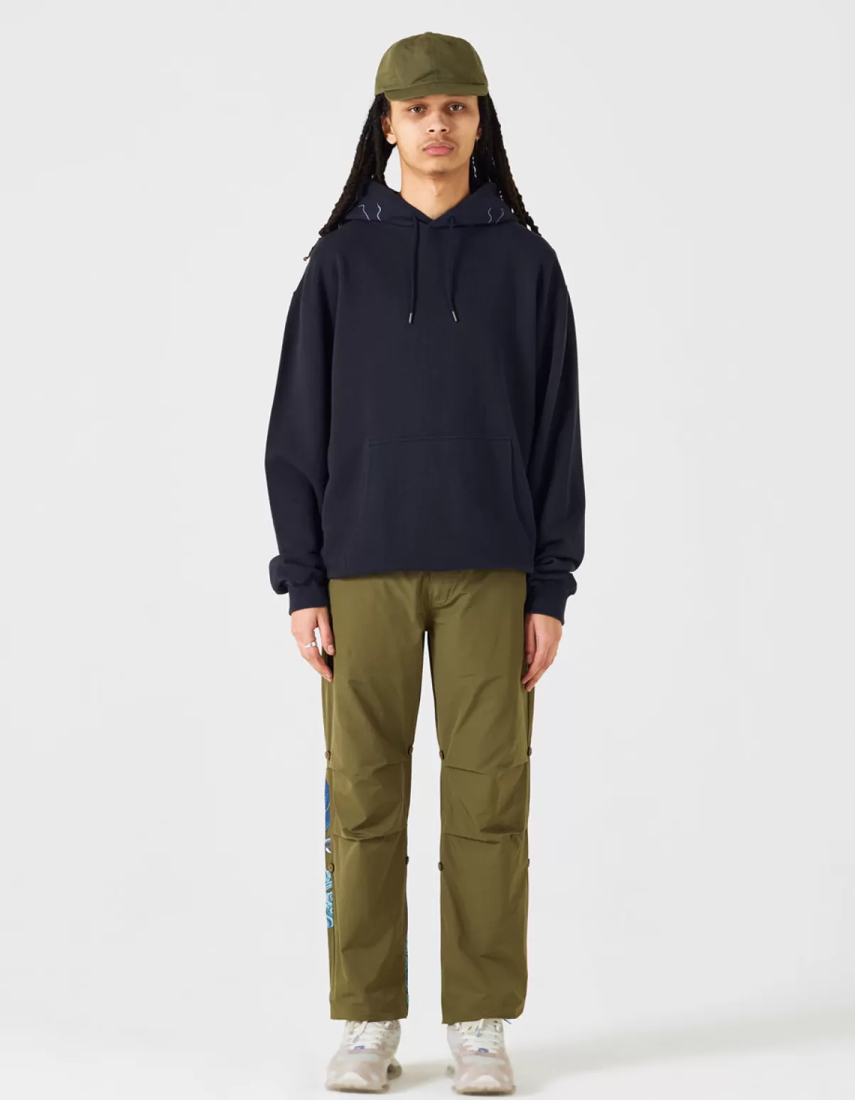 Maharishi 4212 Dragon Embroidered Hooded Sweat