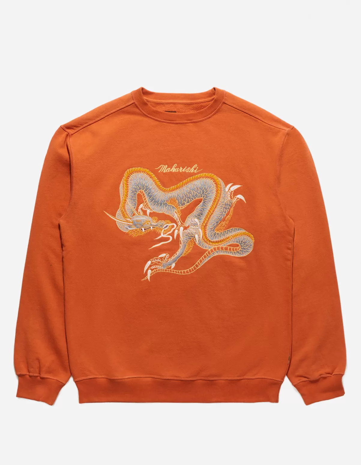 Maharishi 4216 Thai Dragon Embroidered Crew Sweat