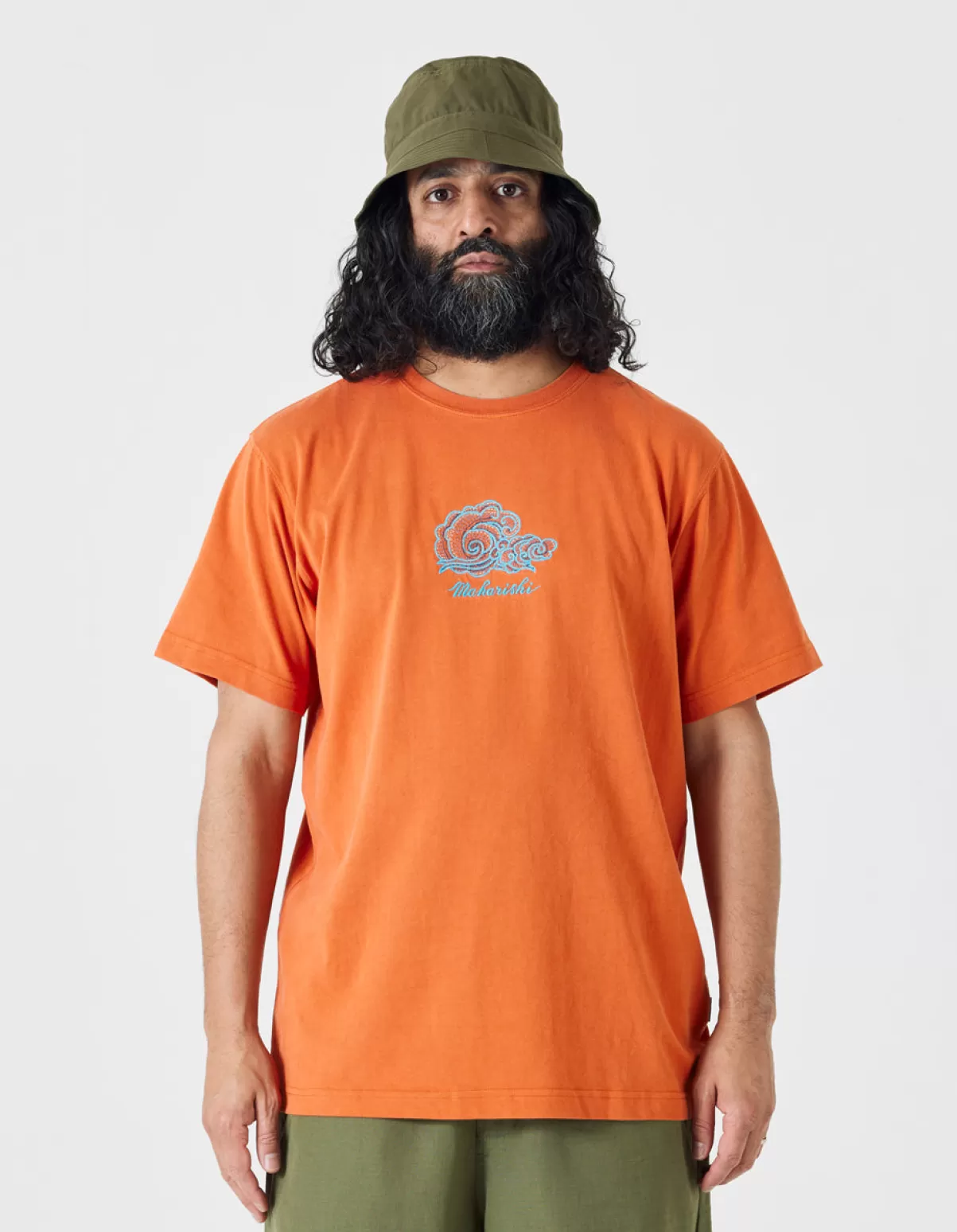 Maharishi 4218 Thai Cloud Embroidered T-Shirt