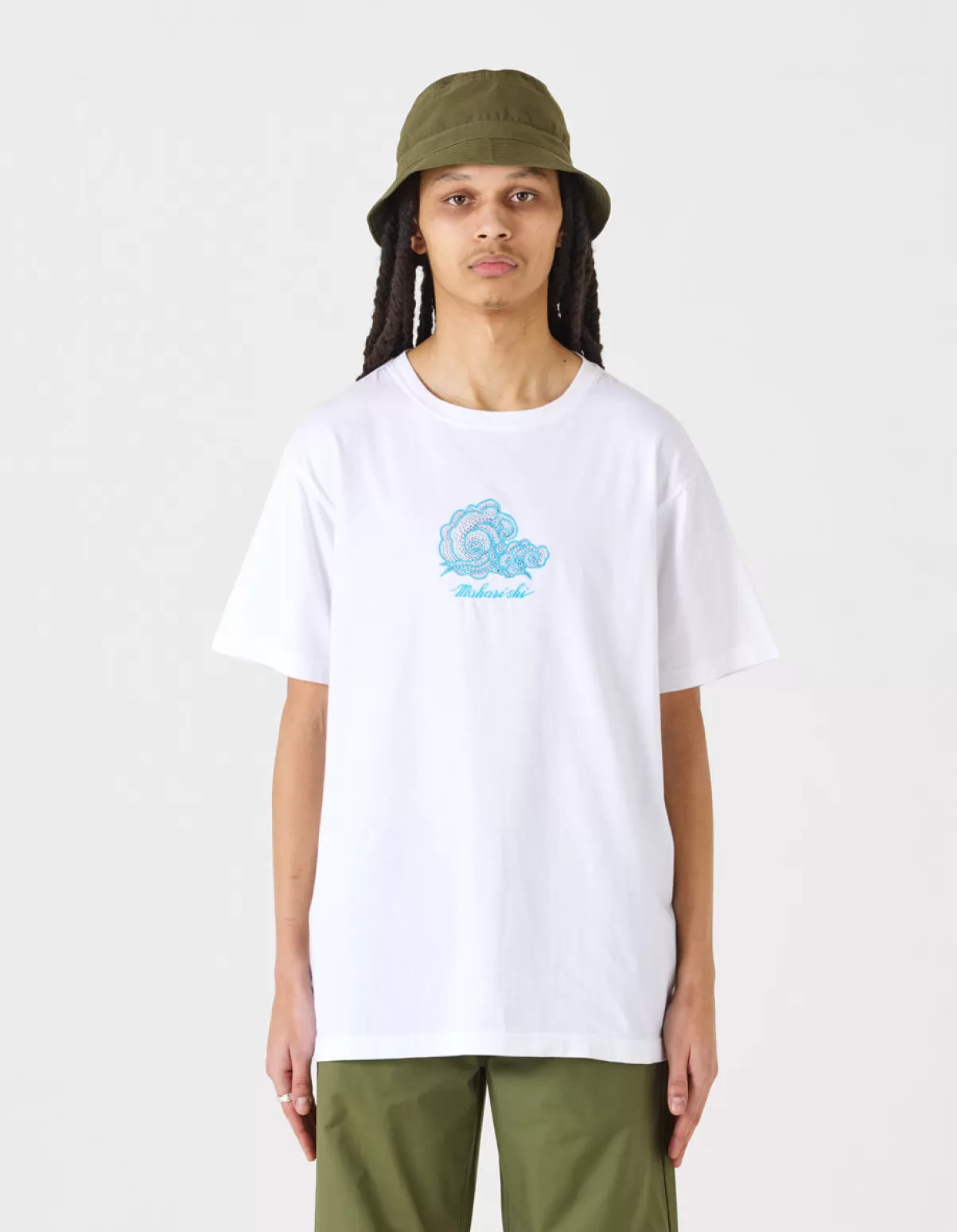 Maharishi 4218 Thai Cloud Embroidered T-Shirt