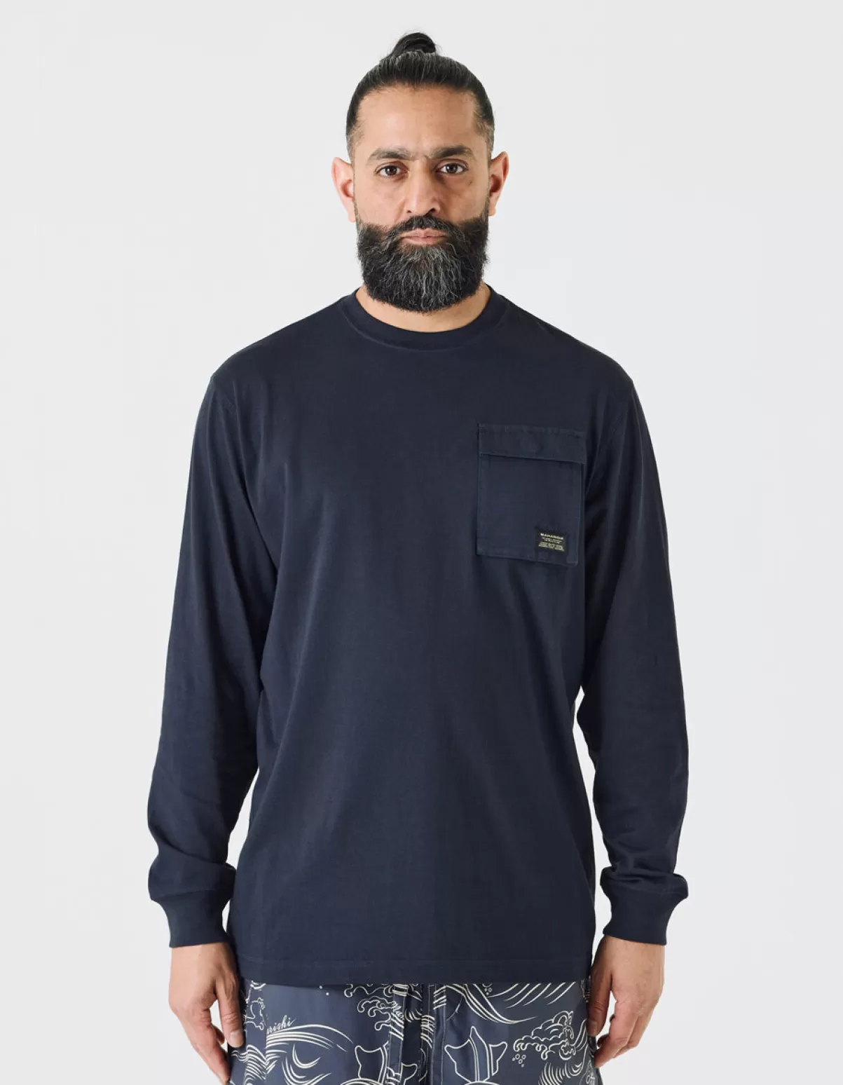 Maharishi 4231 Utility Pocket L/S T-Shirt