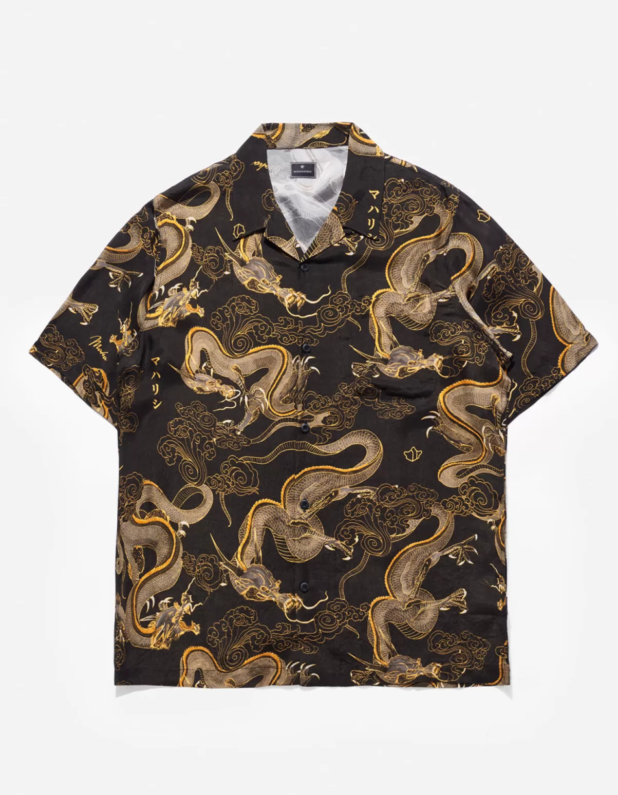 Maharishi 4234 Cloud Dragon Camp Collar Shirt