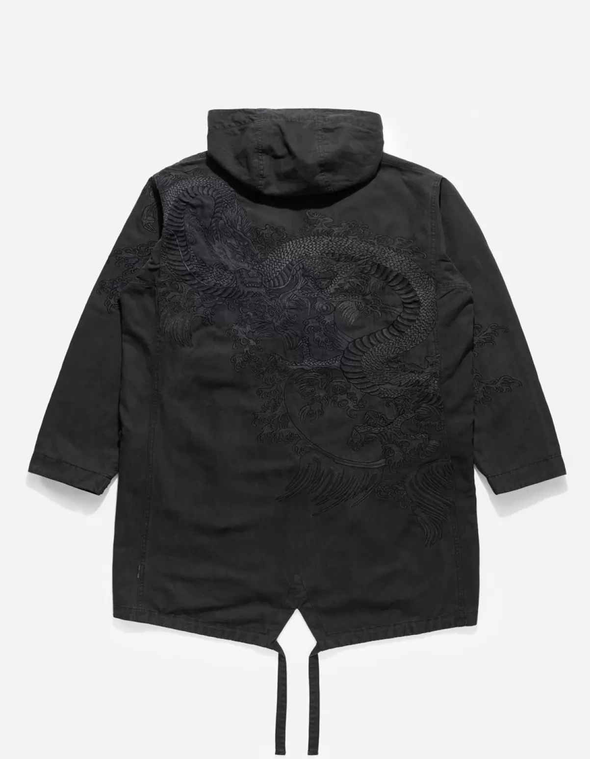 Maharishi 4240 Water Dragon Embroidered Kimono Parka