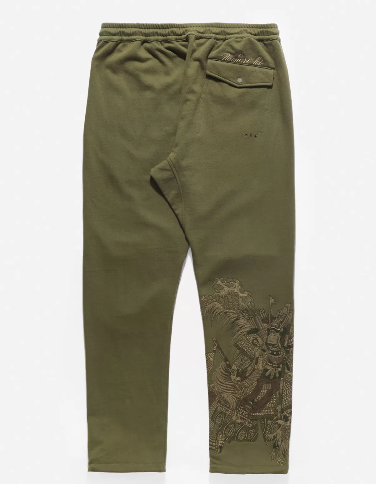 Maharishi 4247 Samurai Vs. Dragon Embroidered Sweatpants