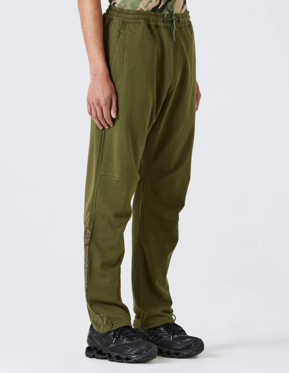 Maharishi 4247 Samurai Vs. Dragon Embroidered Sweatpants