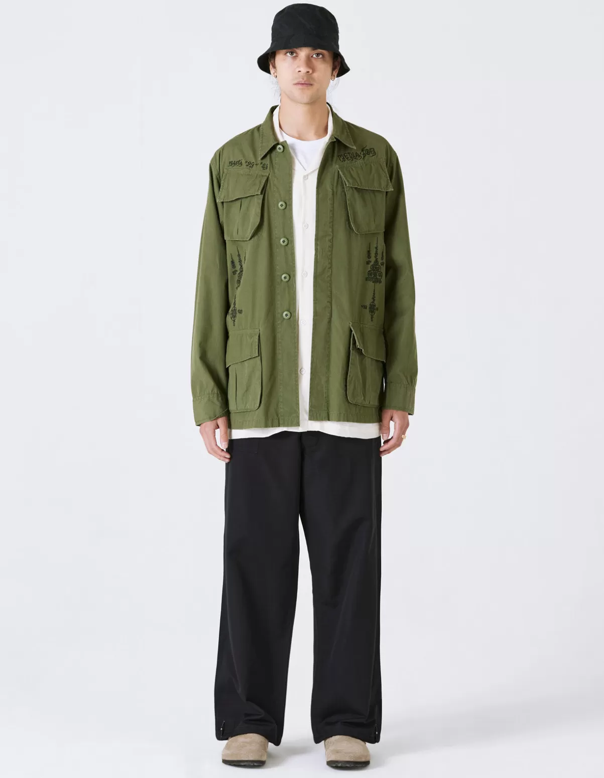 Maharishi 4279 Sak Yant Embroidered Jungle Overshirt