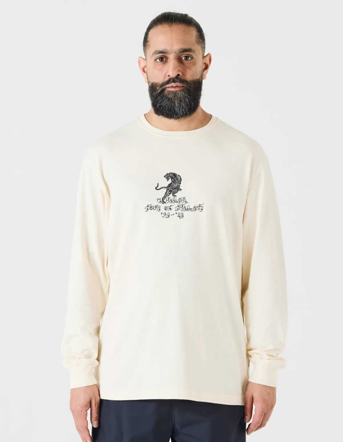 Maharishi 4284 Sak Yant Tiger Embroidered L/S T-Shirt