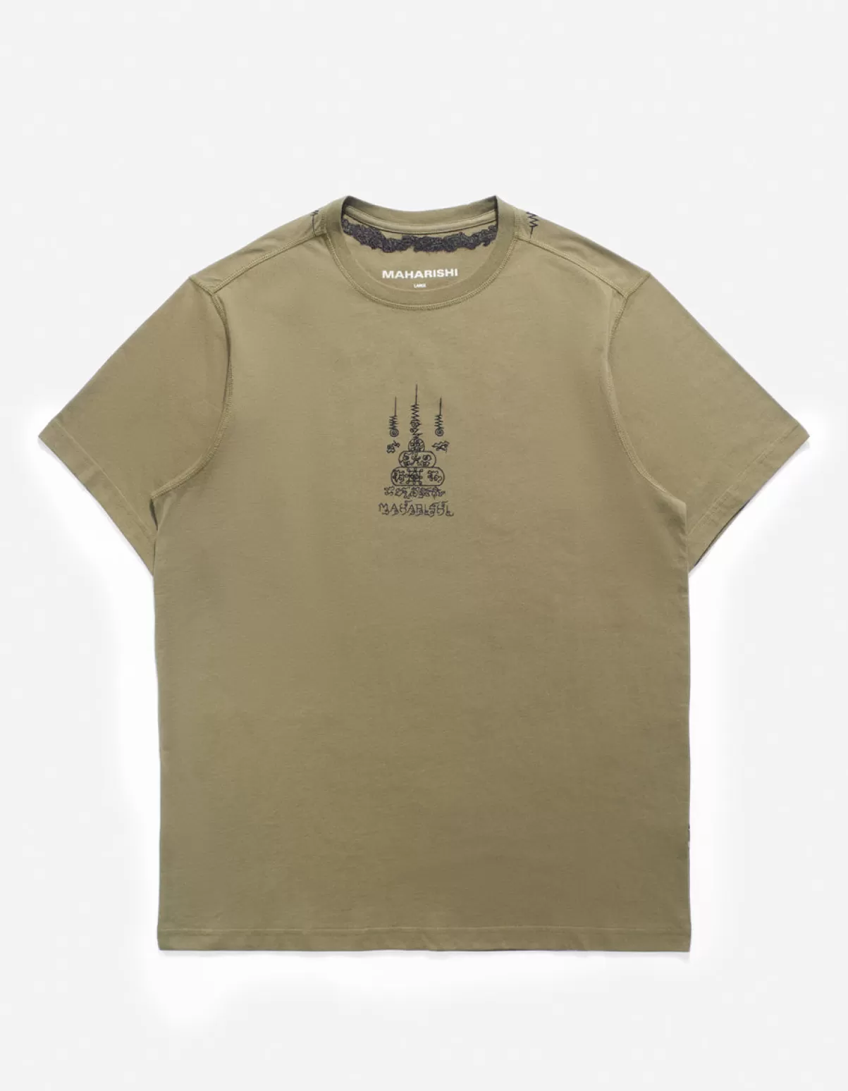 Maharishi 4285 Sak Yant Embroidered Organic T-Shirt