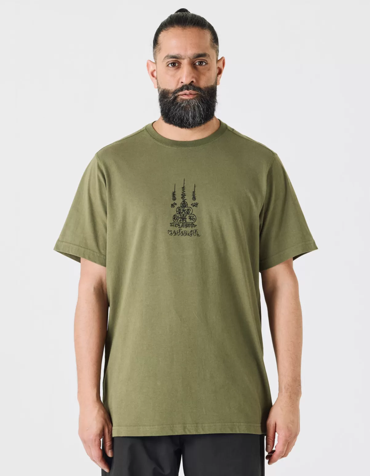 Maharishi 4285 Sak Yant Embroidered Organic T-Shirt