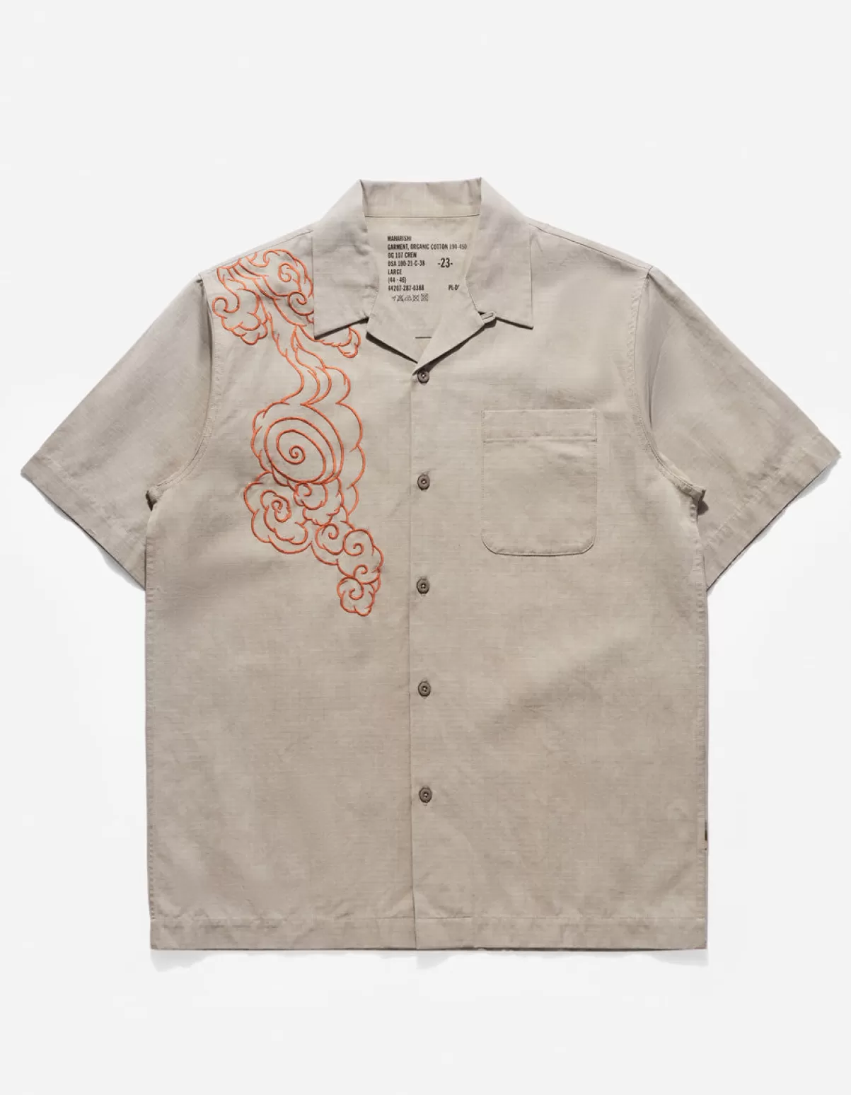 Maharishi 4300 Thai Cloud Camp Collar Shirt