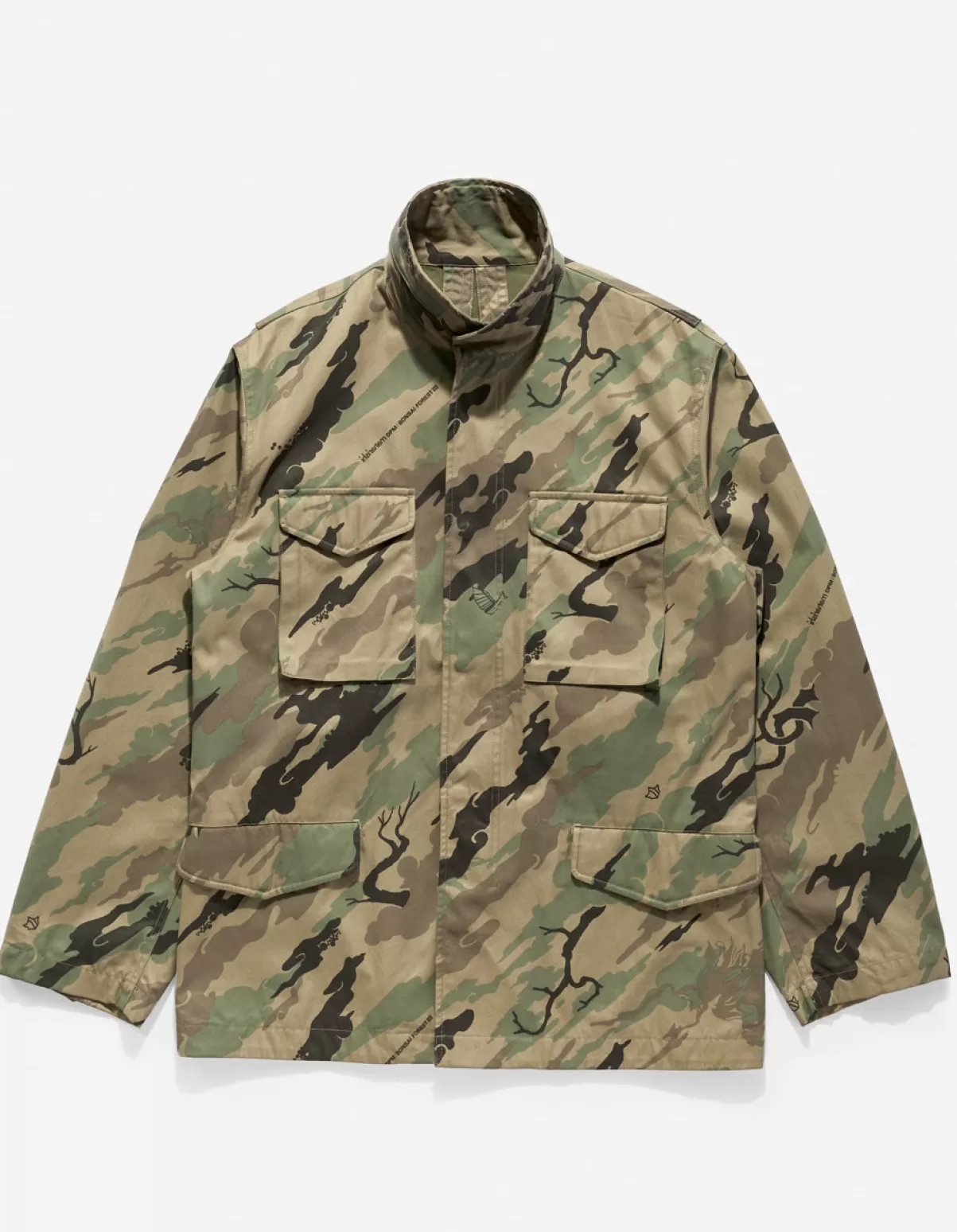 Maharishi 4304 Dpm:Bonsai Forest Modified M65 Jacket