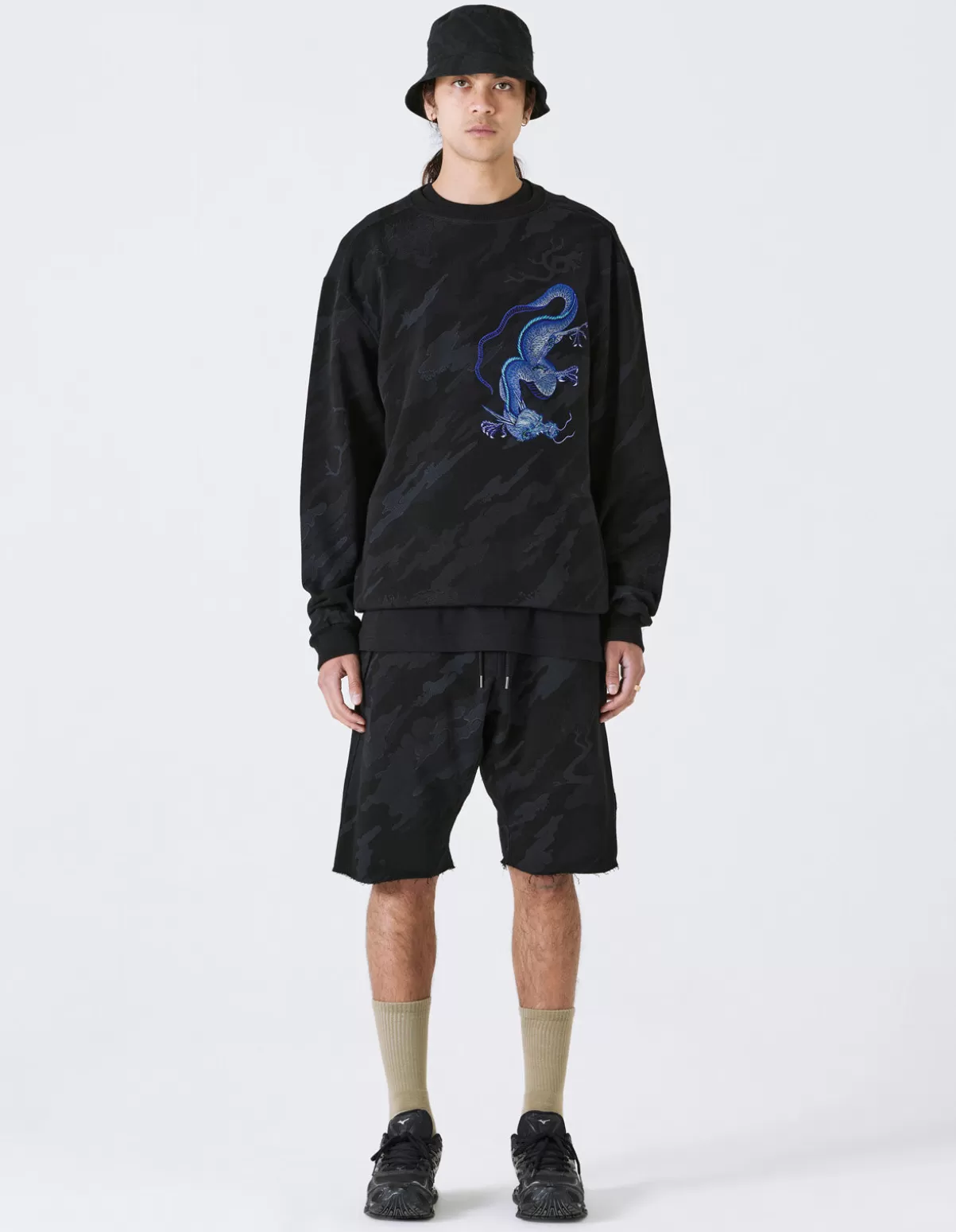 Maharishi 4319 Dpm:Bonsai Forest Dragon Crew Sweat