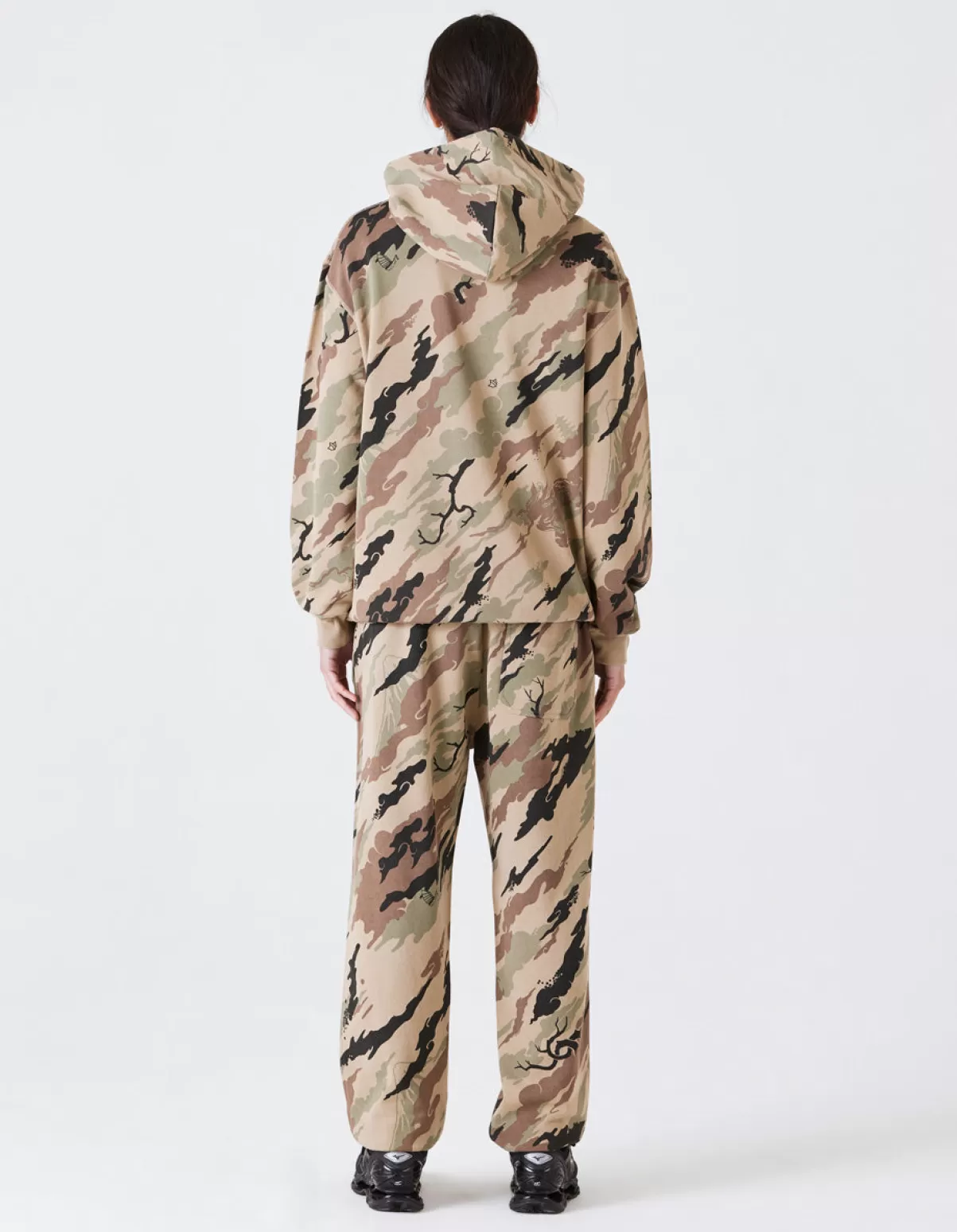 Maharishi 4597 Dpm:Bonsai Forest Miltype Embroidered Hooded Sweat