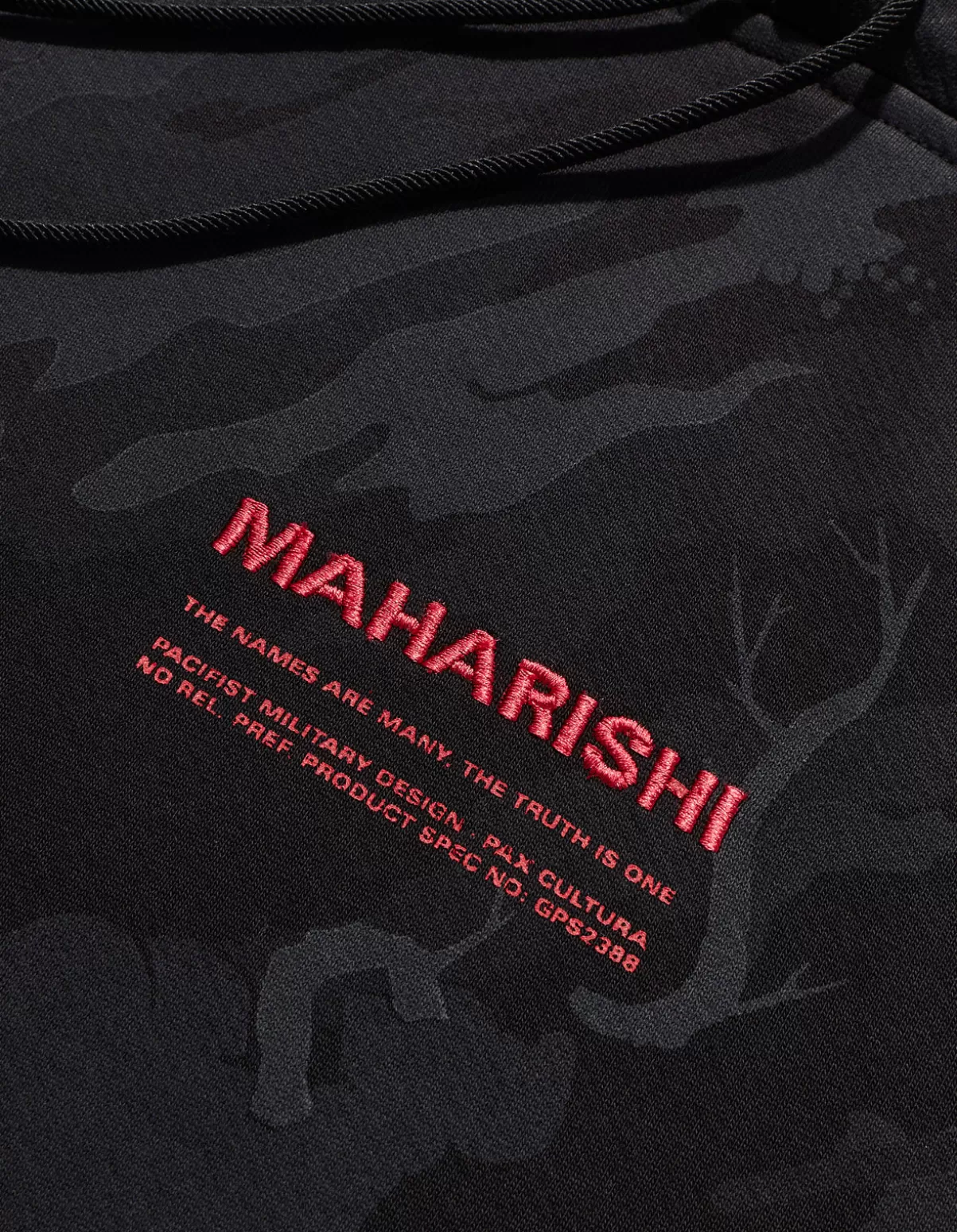 Maharishi 4597 Dpm:Bonsai Forest Miltype Embroidered Hooded Sweat