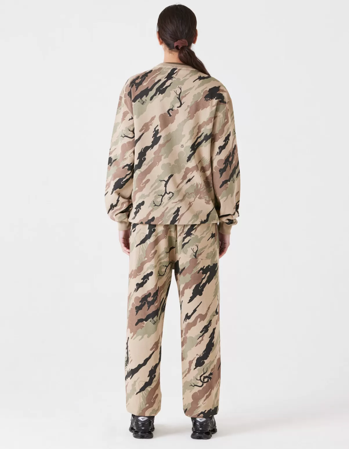 Maharishi 4598 Dpm:Bonsai Forest Miltype Embroidered Crew Sweat