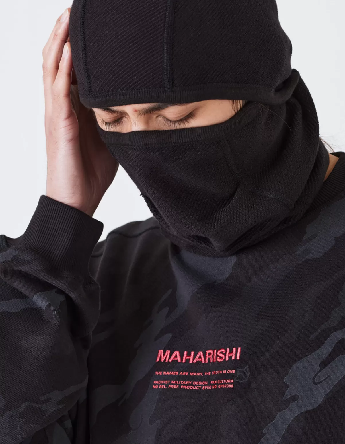 Maharishi 4598 Dpm:Bonsai Forest Miltype Embroidered Crew Sweat