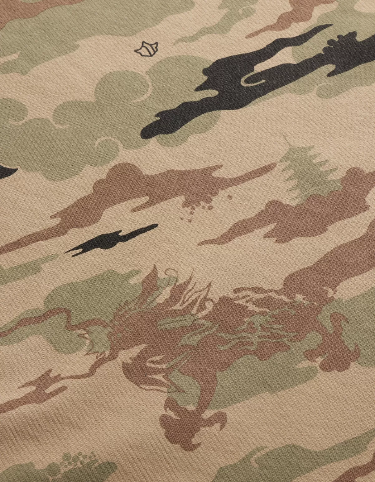 Maharishi 4598 Dpm:Bonsai Forest Miltype Embroidered Crew Sweat