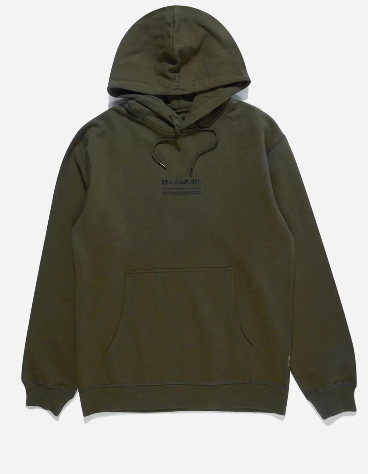 Maharishi 7010 Miltype Embroidered Hooded Sweat · Organic Sweat 450