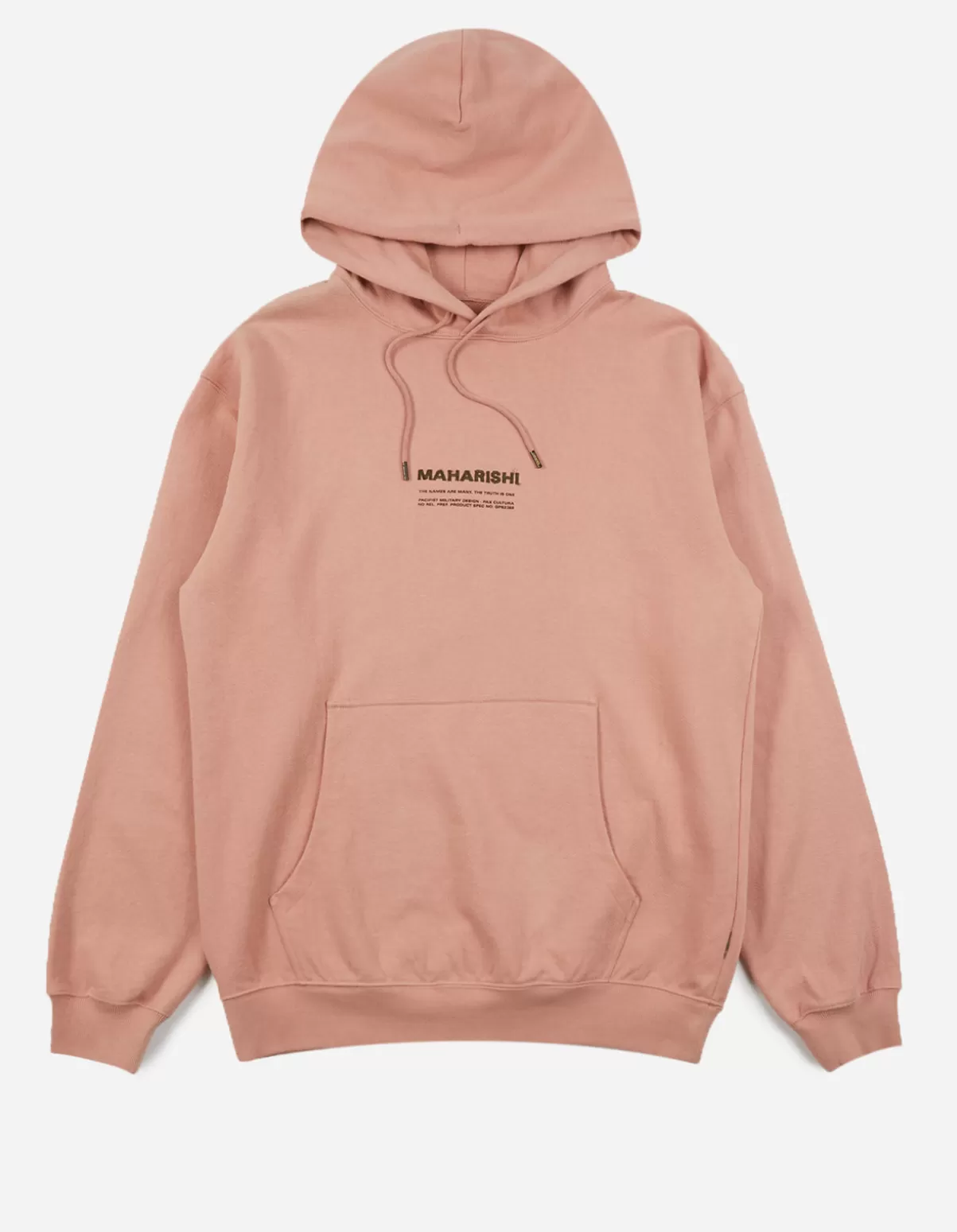Maharishi 7010 Miltype Embroidered Hooded Sweat · Organic Sweat 450