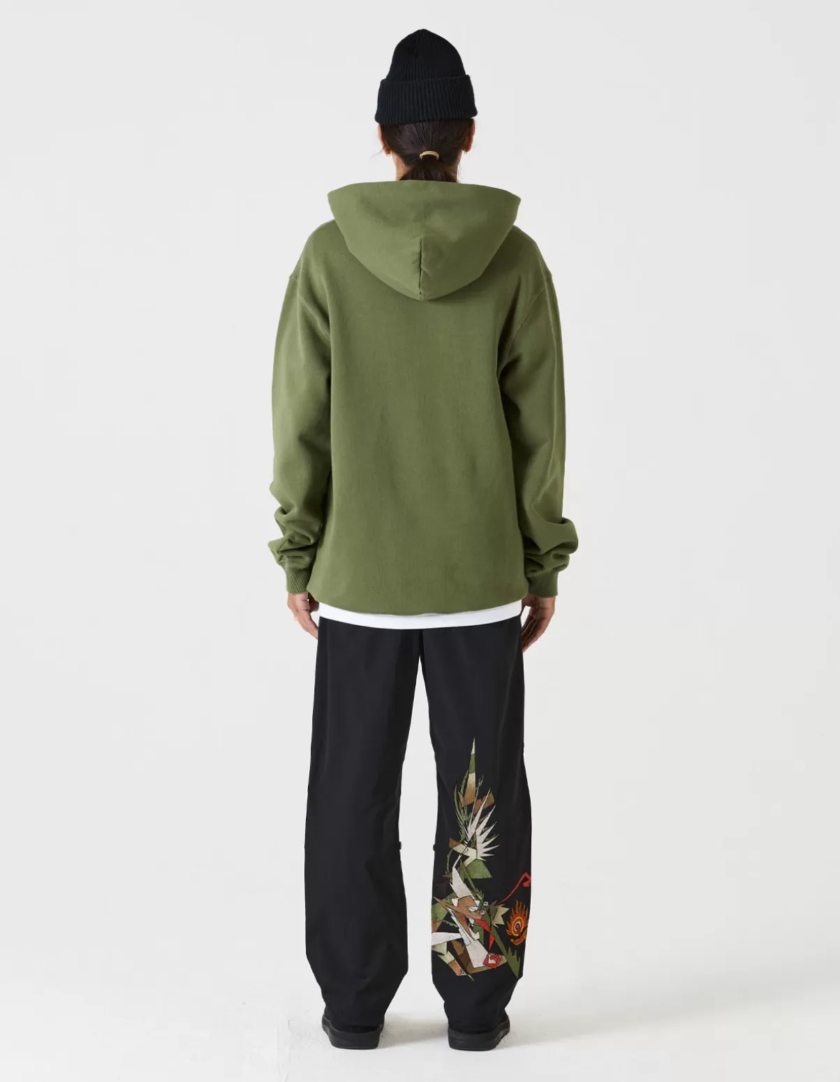 Maharishi 7010 Miltype Embroidered Hooded Sweat · Organic Sweat 450