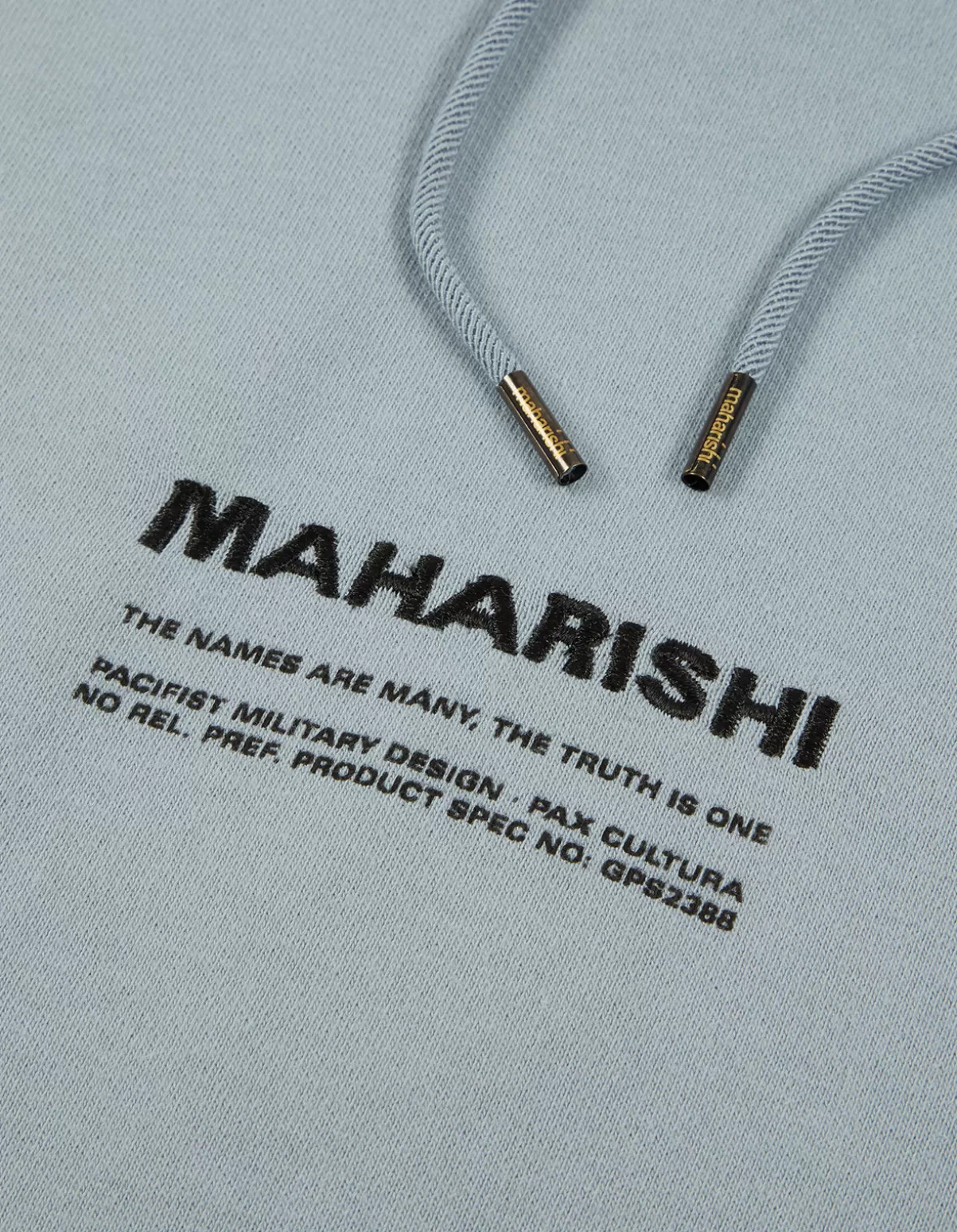 Maharishi 7010 Miltype Embroidered Hooded Sweat · Organic Sweat 450