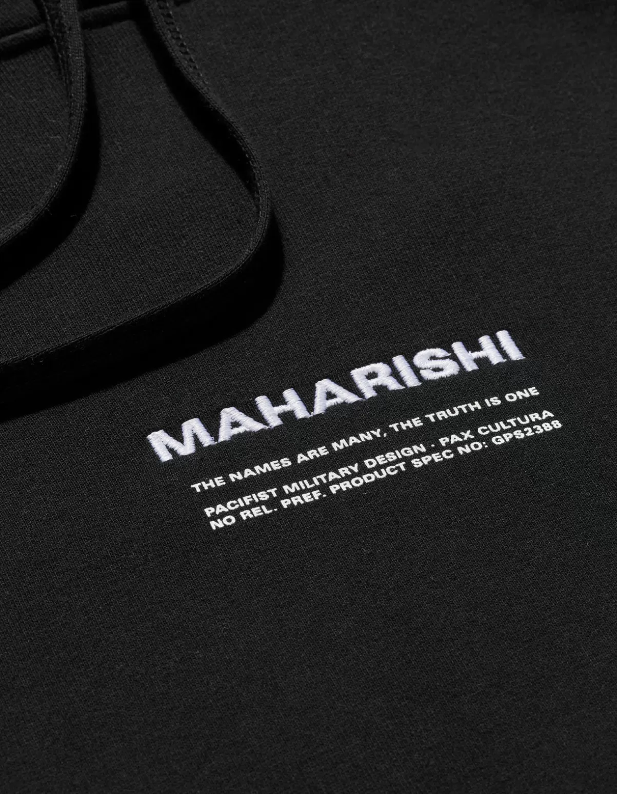 Maharishi 7010 Miltype Embroidered Hooded Sweat · Organic Sweat 450