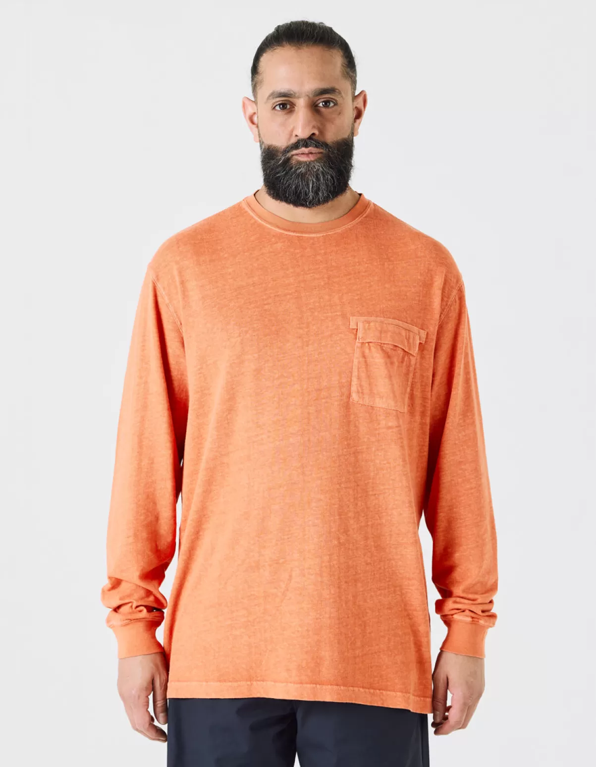 Maharishi 8010 Hemp Organic L/S Pocket T-Shirt