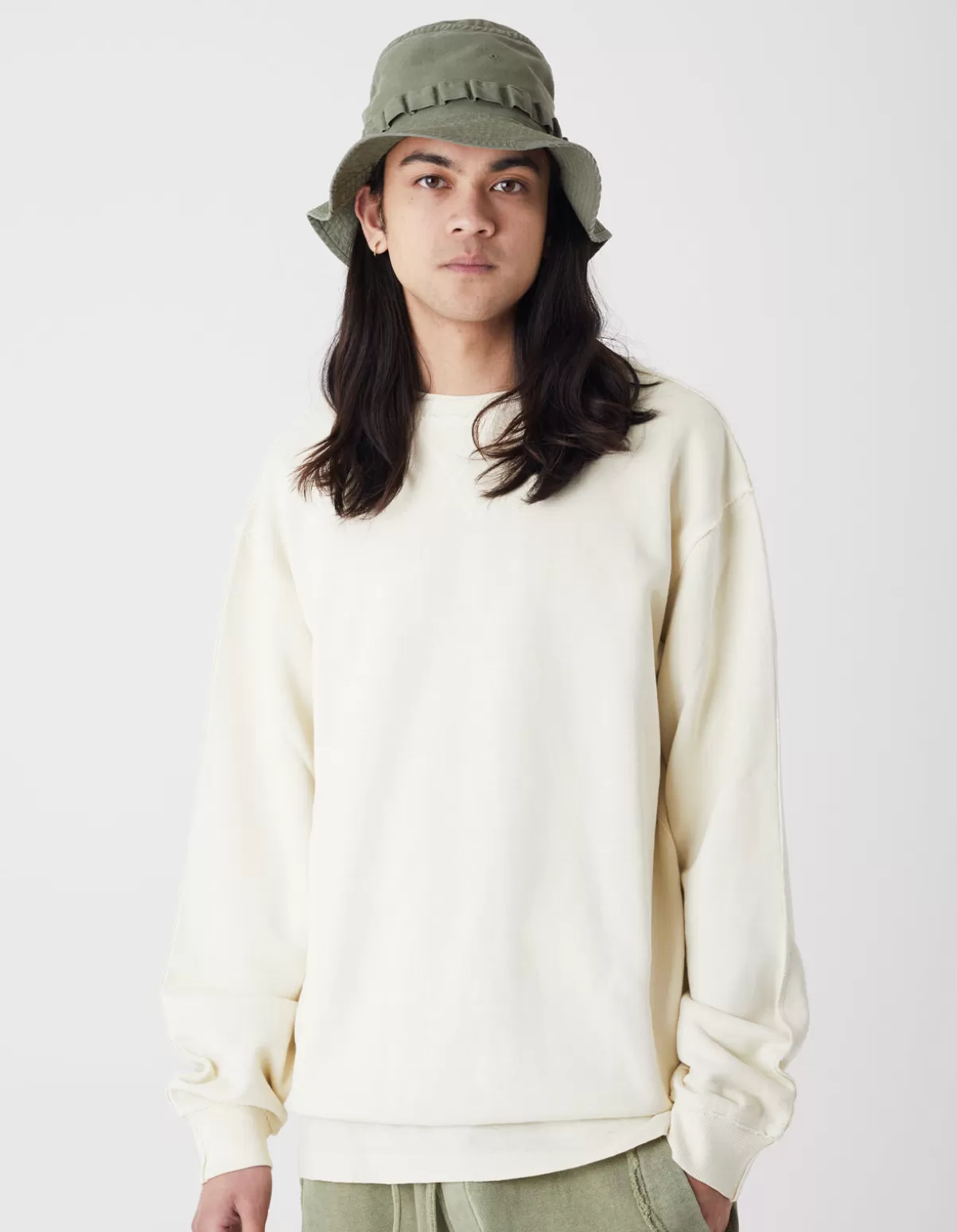 Maharishi 8011 Hemp Organic Crew Sweat · Hemp/Organic Cotton Sweat 480