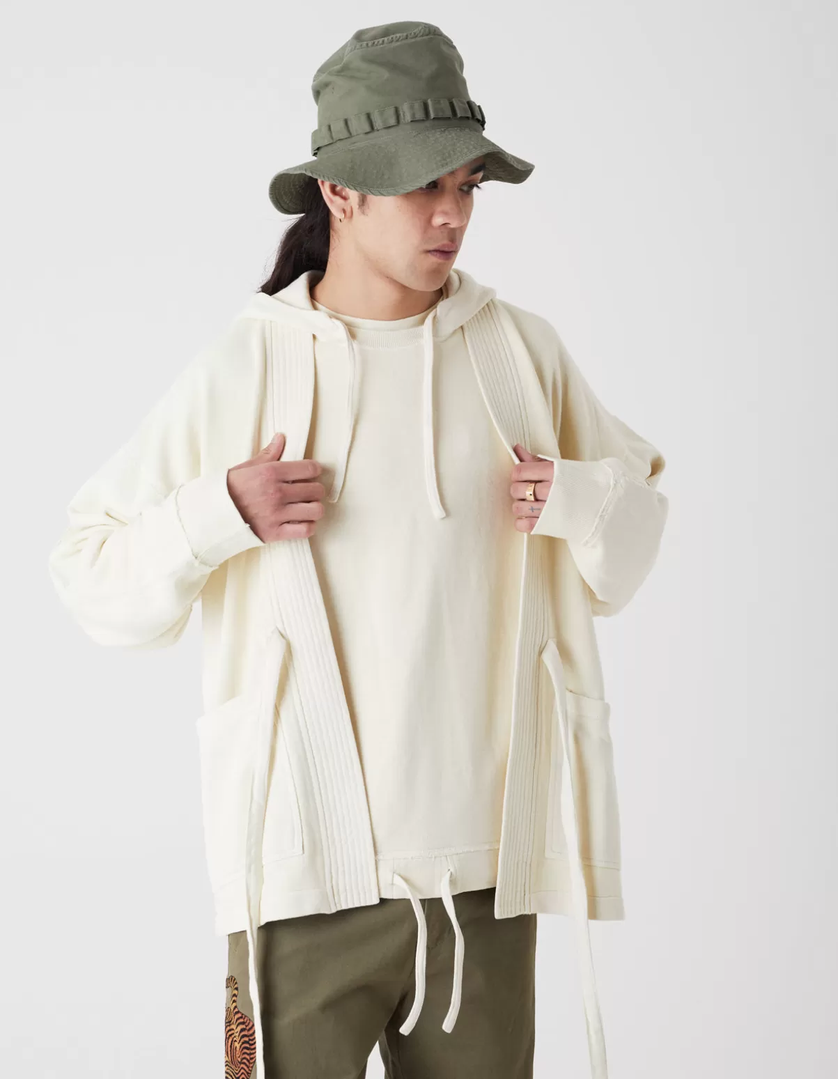 Maharishi 8012 Hemp Organic Sweat Kimono · Hemp/Organic Cotton Sweat 480