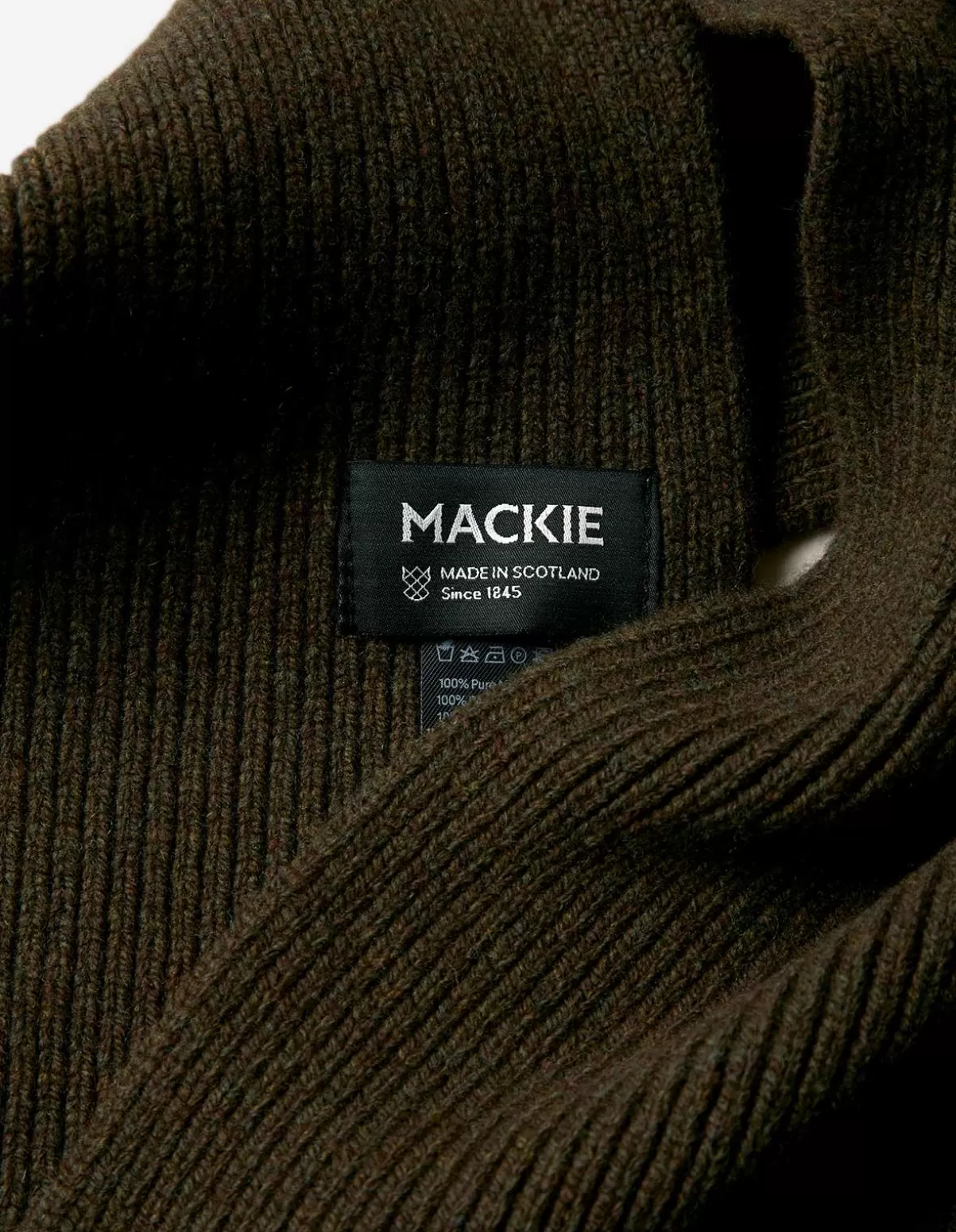 Maharishi 9278 Knitted Miltype Scarf · Geelong Wool