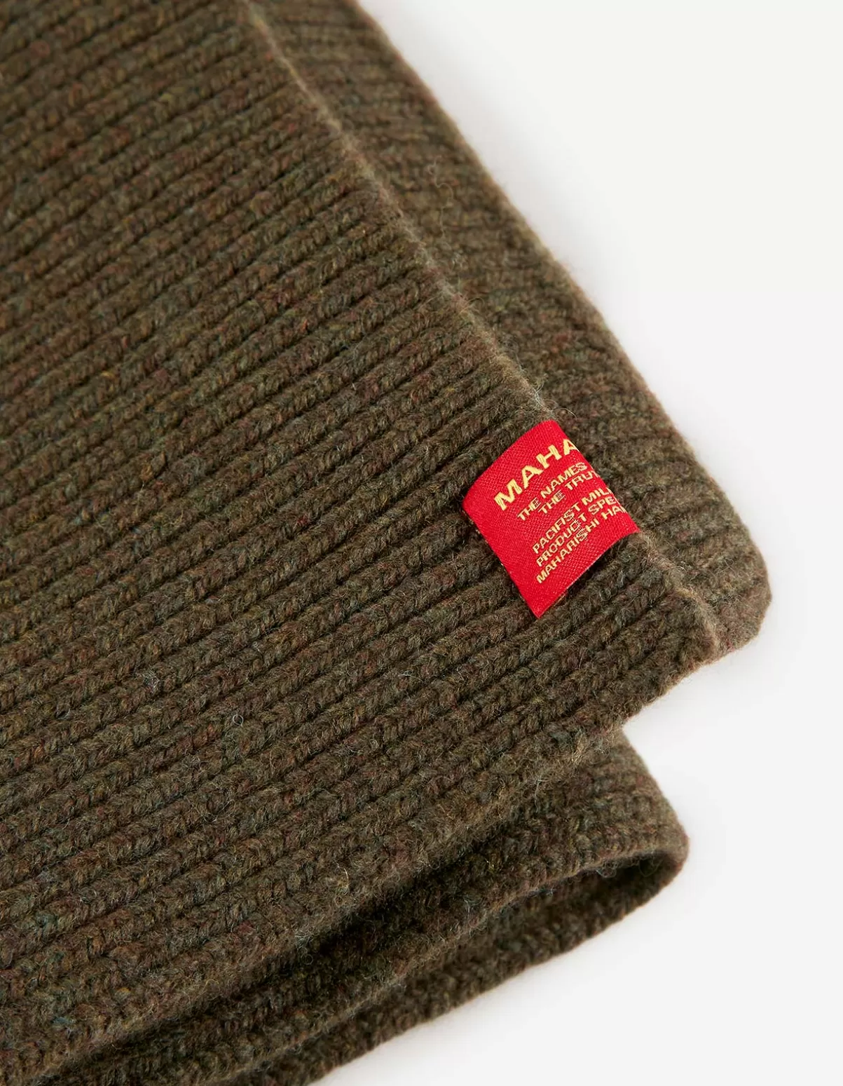Maharishi 9278 Knitted Miltype Scarf · Geelong Wool