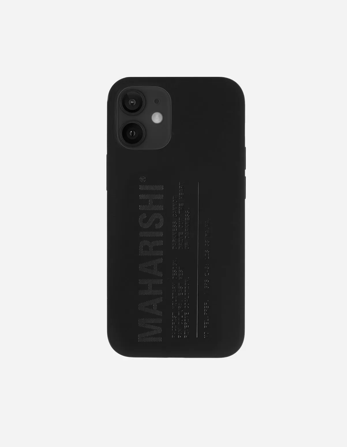 Maharishi 9352 Miltype Iphone 12 Mini Case · Laser Etched Silicone