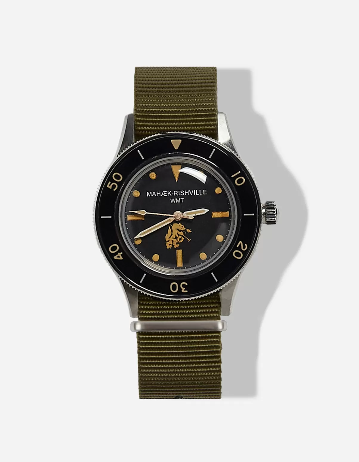 Maharishi 9372 Riverine Diver Watch Case · Aged Dial