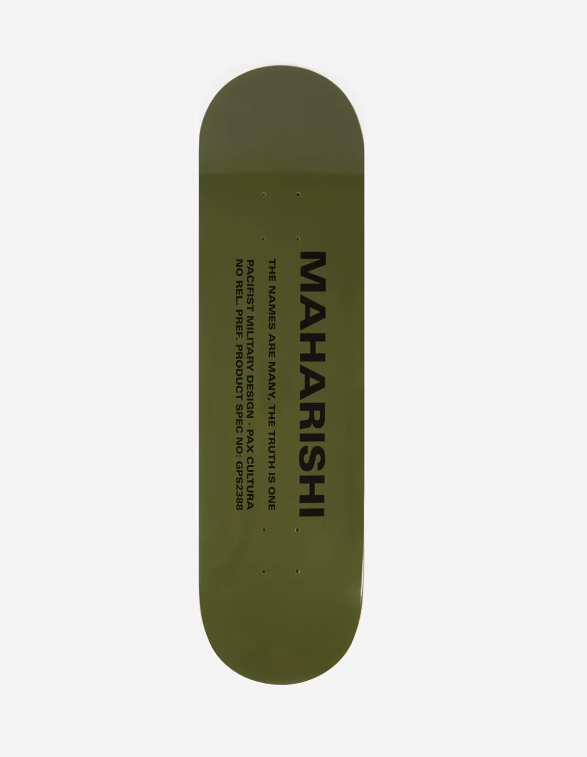 Maharishi 9498 Miltype Skate Deck · 100% Usa Hard Rock Maple
