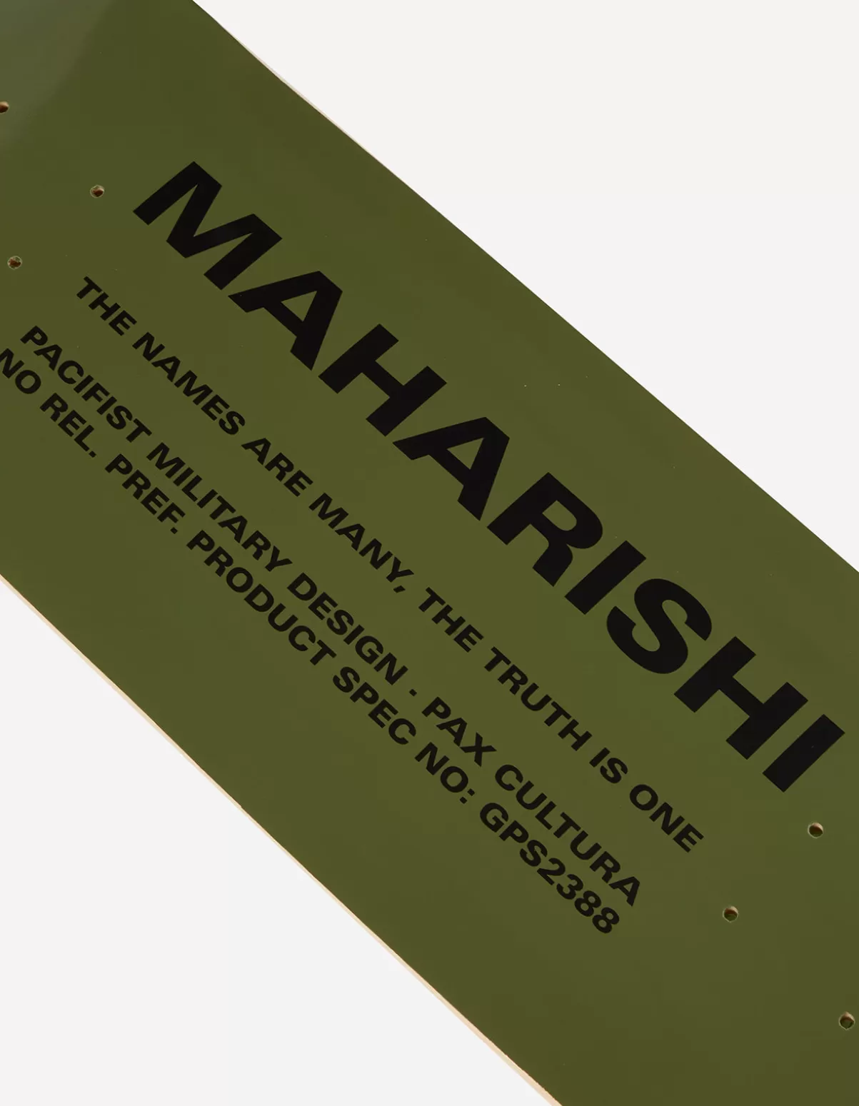 Maharishi 9498 Miltype Skate Deck · 100% Usa Hard Rock Maple