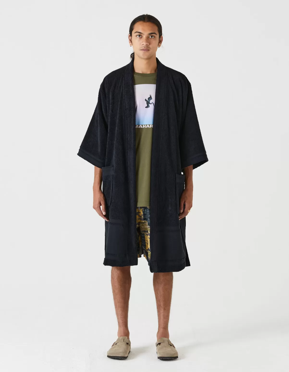 Maharishi 9872 Kimono Robe · Organic Cotton 600