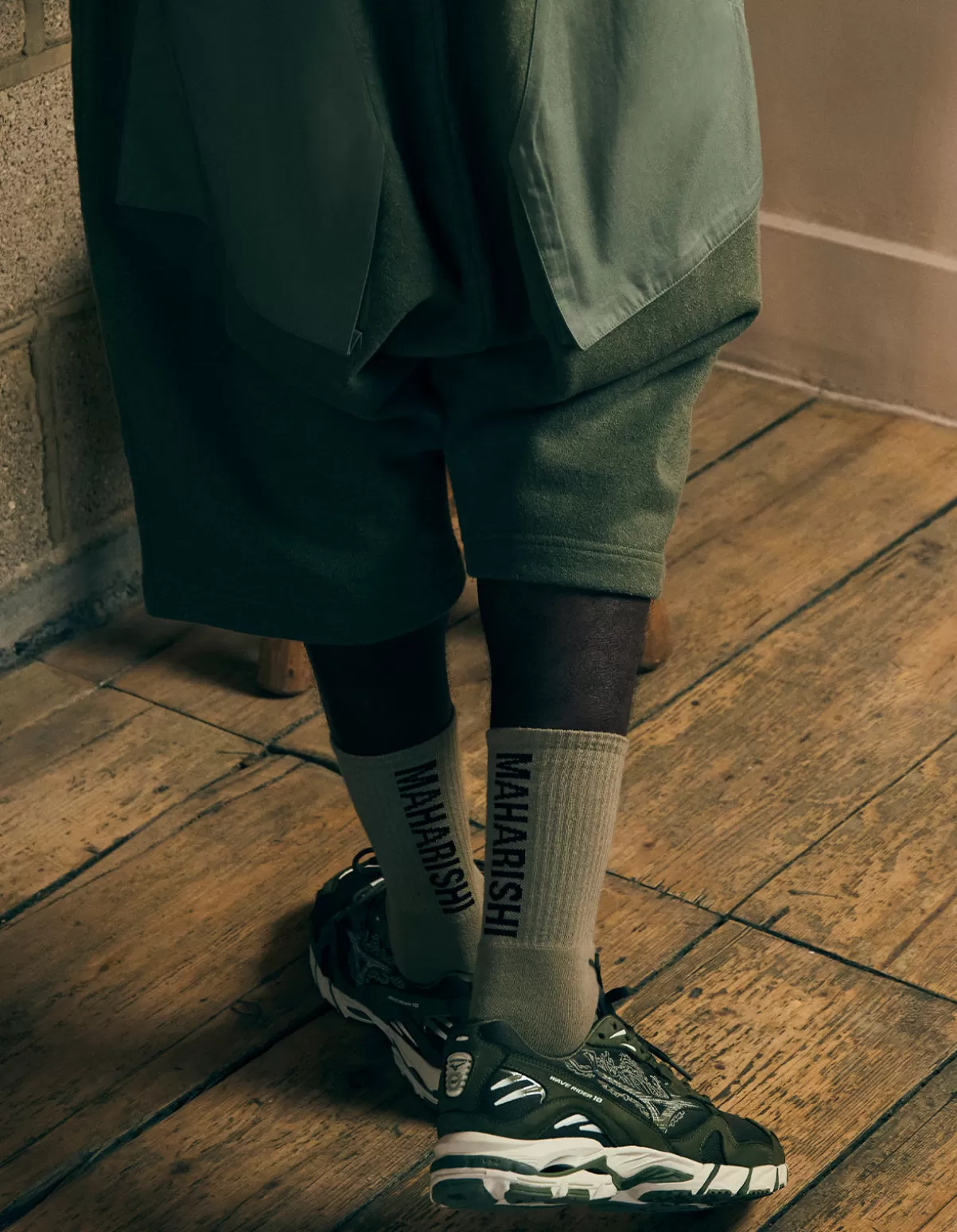 Maharishi 9891 Miltype Peace Tabi Sports Socks