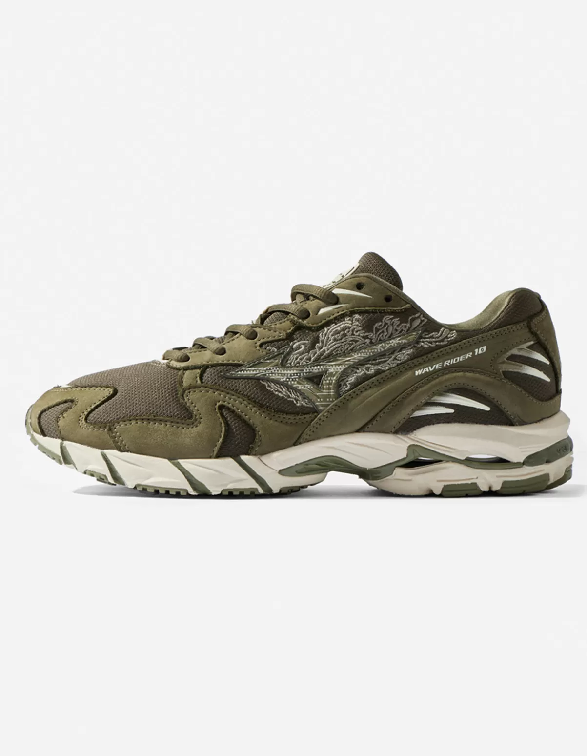 Maharishi X Mizuno Fire Phoenix Wave Rider 10