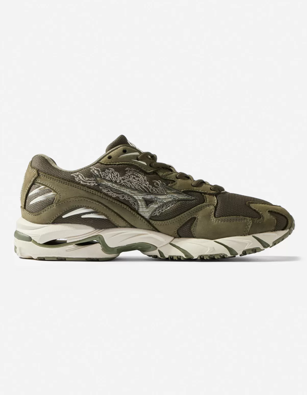 Maharishi X Mizuno Fire Phoenix Wave Rider 10