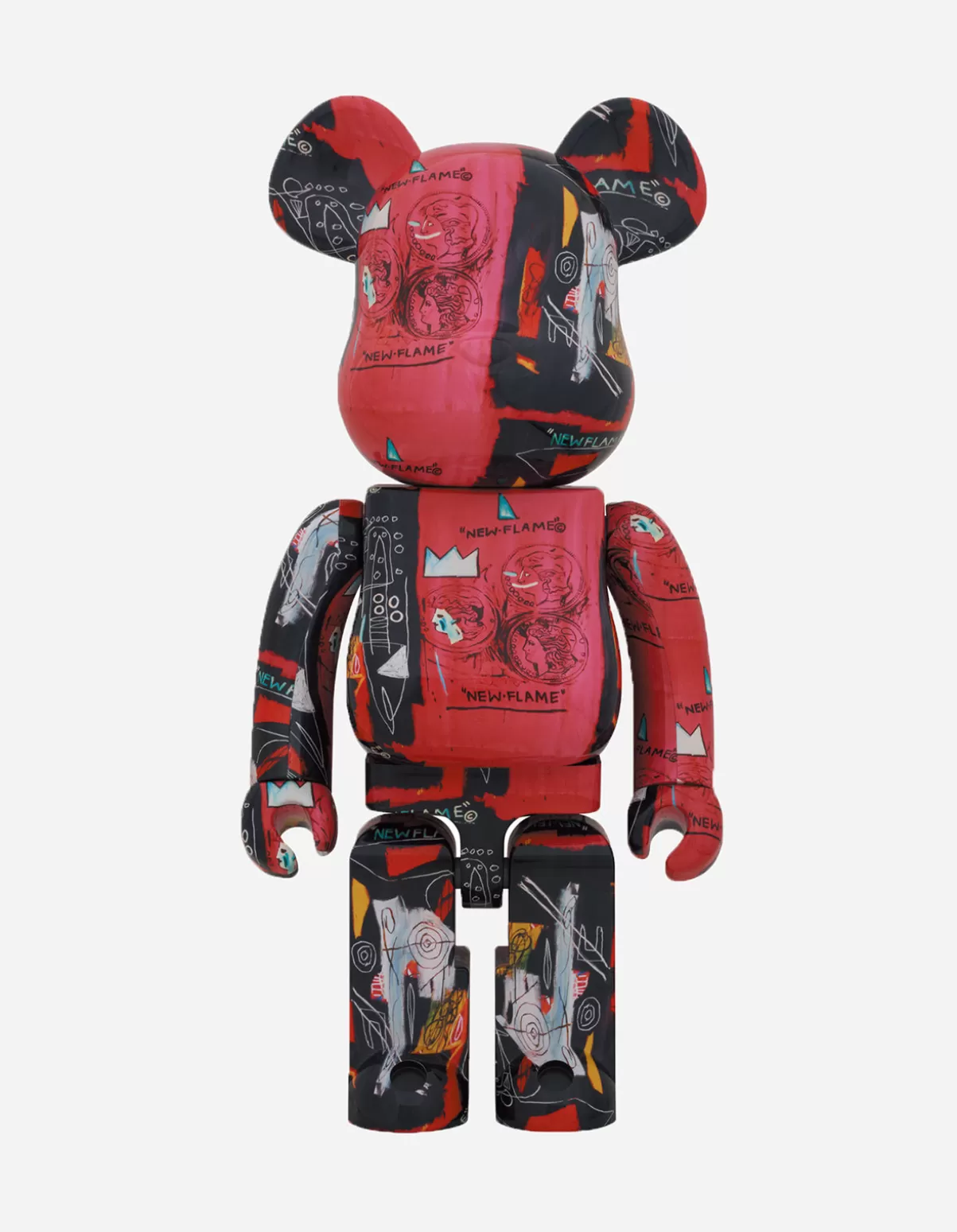 Maharishi Medicom Be@Rbrick Andy Warhol-Jean Michel Basquiat #1 1000%