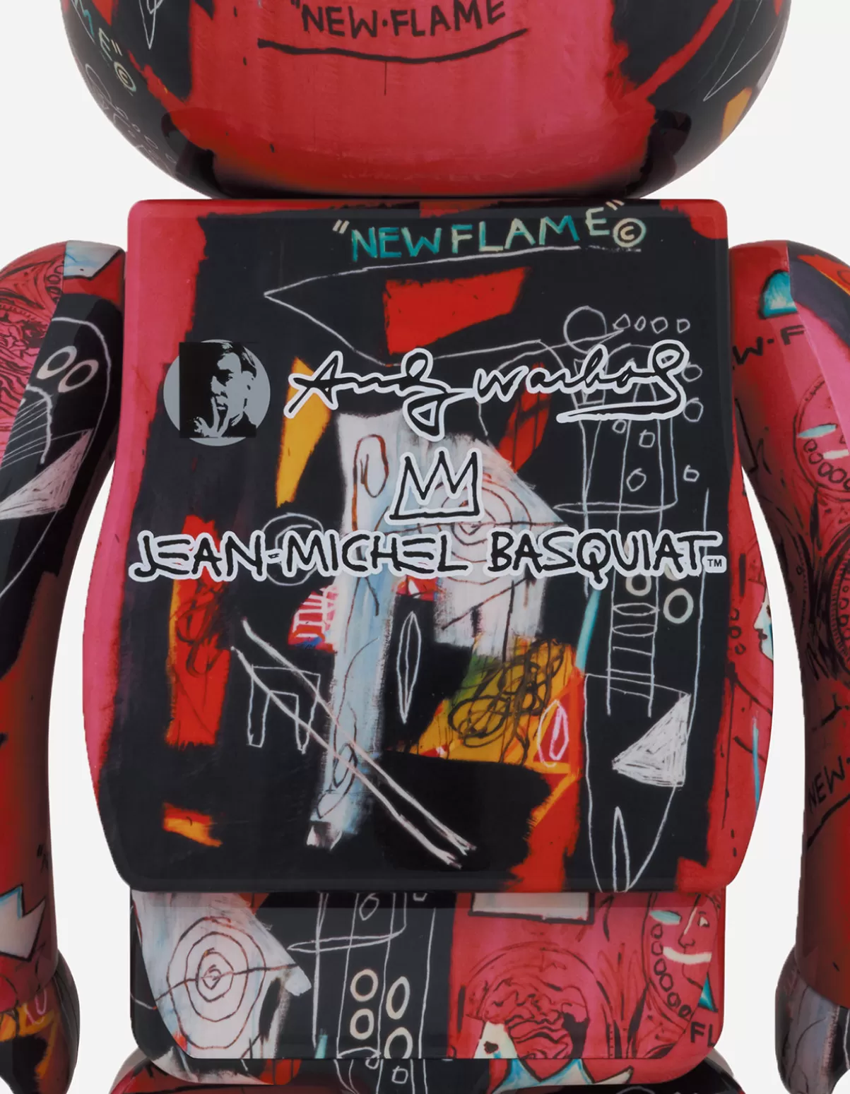 Maharishi Medicom Be@Rbrick Andy Warhol-Jean Michel Basquiat #1 1000%